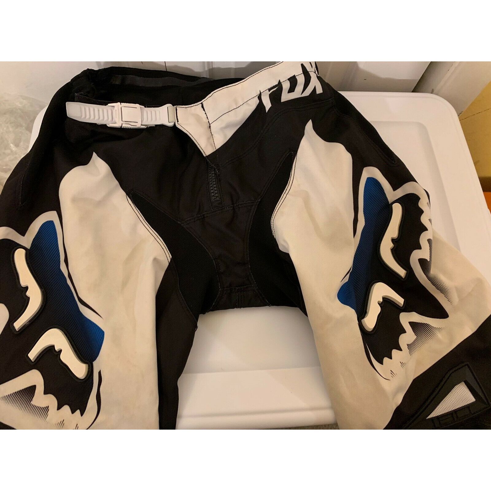 Fox Racing Fox Racing Bike Motocross Black White Blue Pants Men’s Sz 28 Size US 28 / EU 44 - 8 Thumbnail