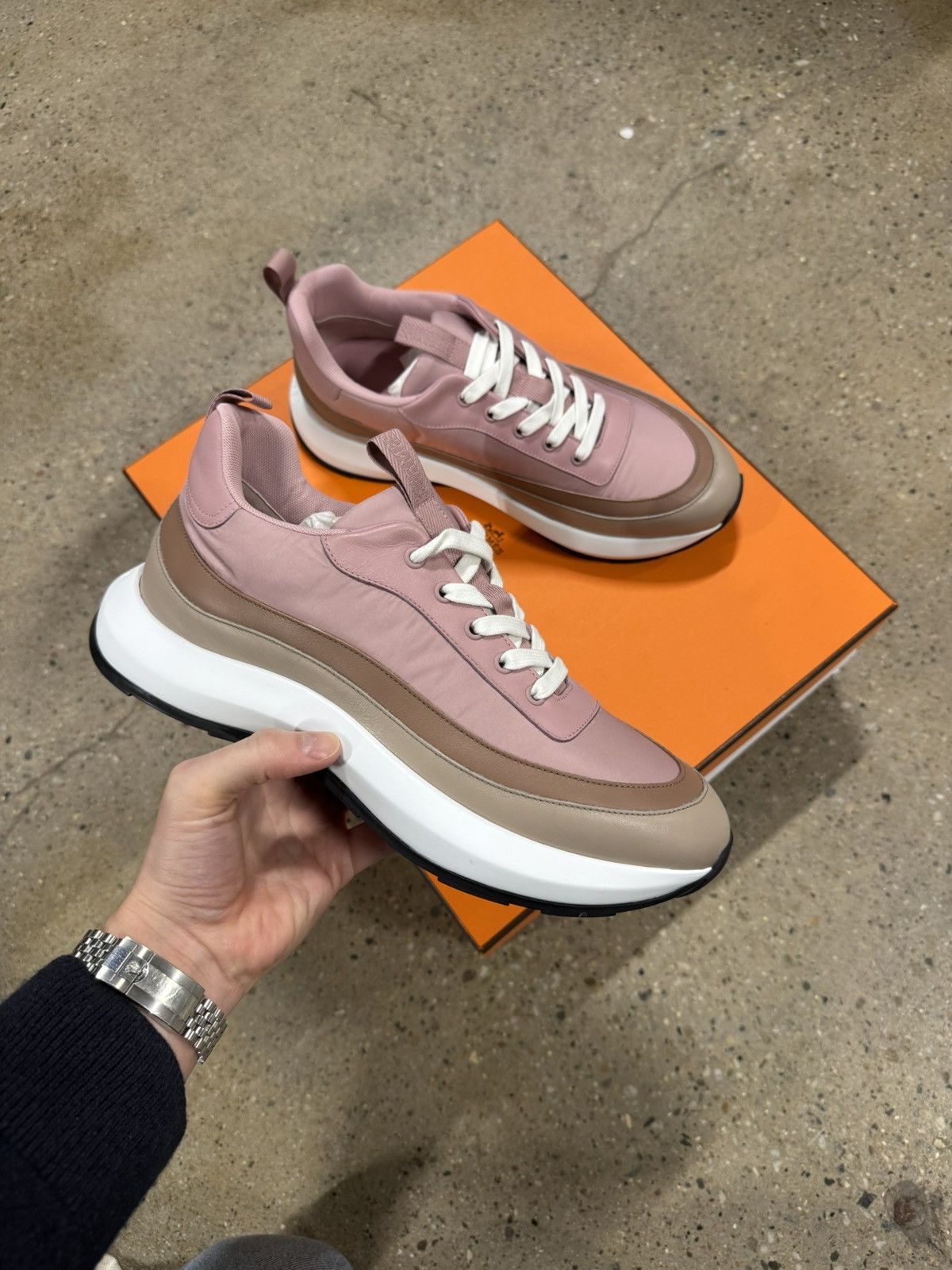 Hermes Hermes Gramme Runner Sneaker NEW 1250$ Size US 10.5 / EU 43-44 - 2 Thumbnail