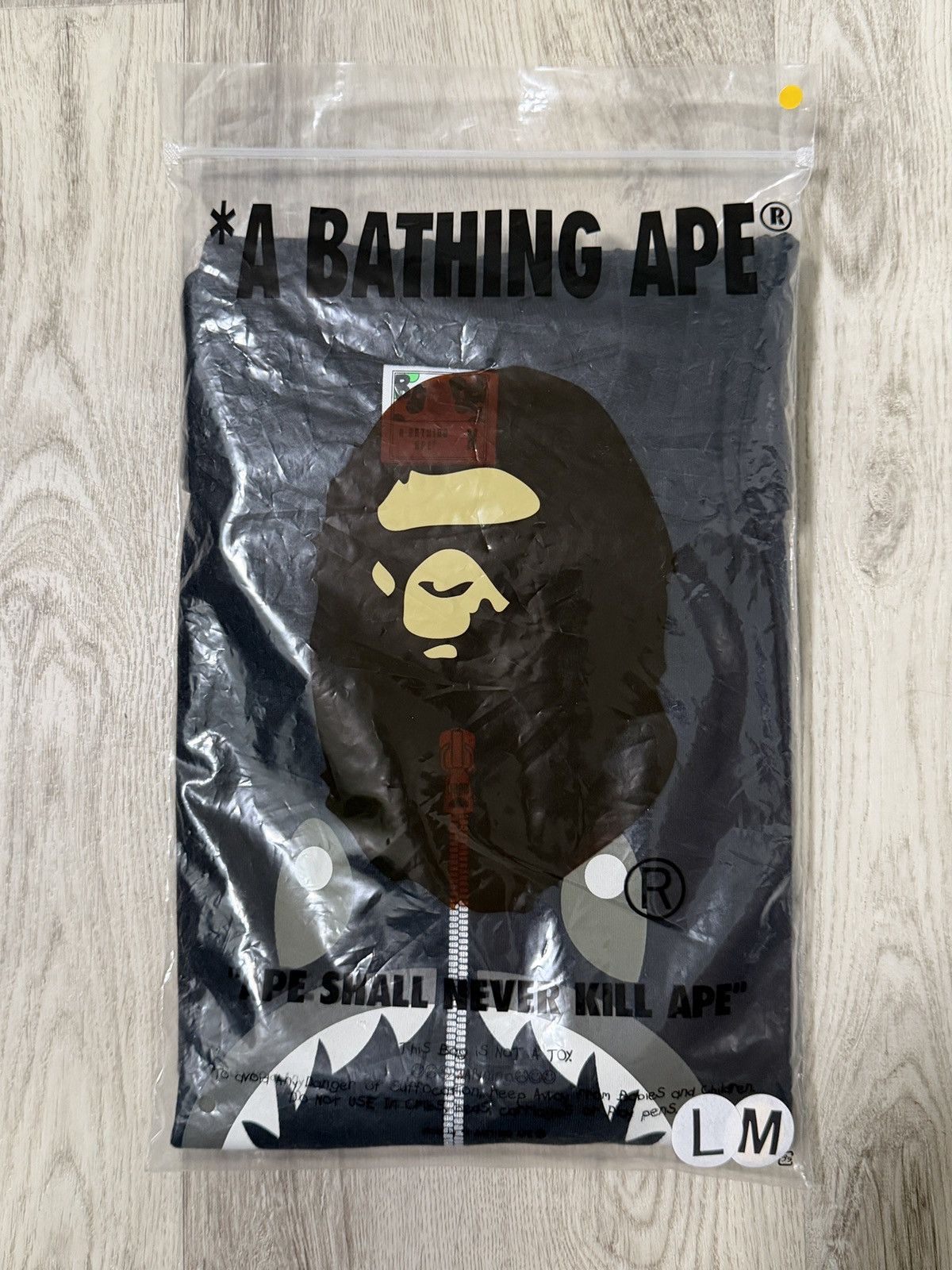 Bape Bape Shark Head T shirt Size M Size US M / EU 48-50 / 2 - 7 Thumbnail
