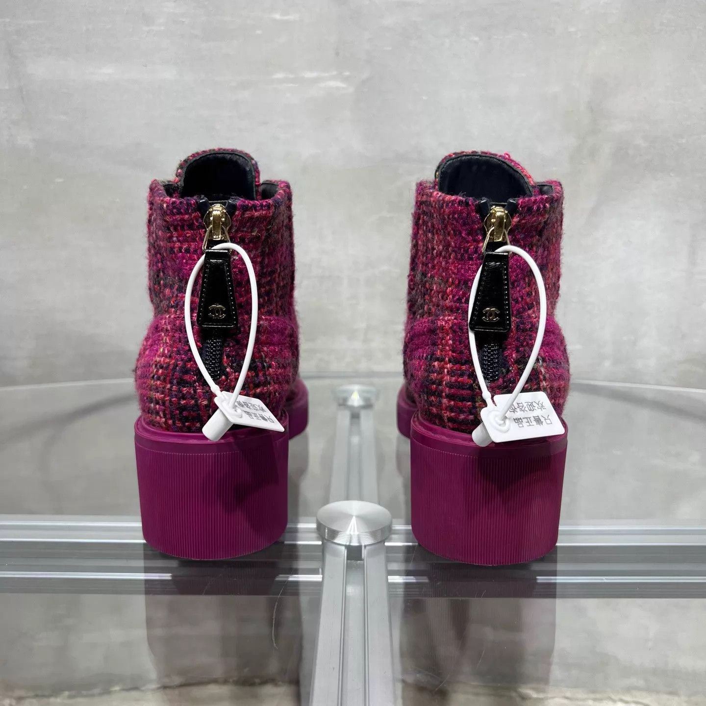 Chanel Chanel suede boots fuchsia 38 Size US 7.5 / IT 37.5 - 6 Thumbnail