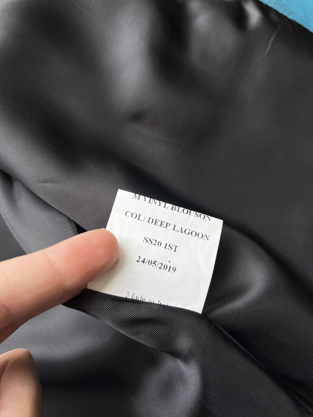 MCM CAMPAIGN SAMPLE 🧊 SS20 Vinyl zip jacket Size US L / EU 52-54 / 3 - 5 Thumbnail