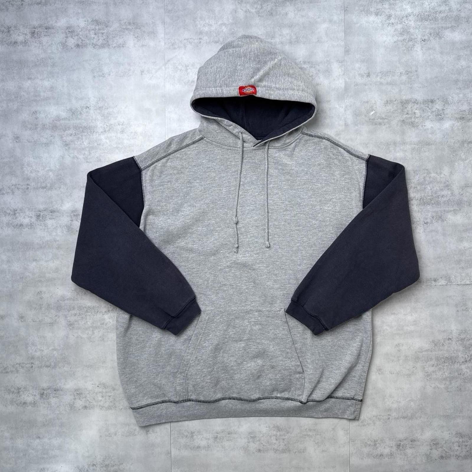 Dickies Y2K Dickies Gray Vintage Hoodie Jacket Size US XL / EU 56 / 4 - 1 Thumbnail
