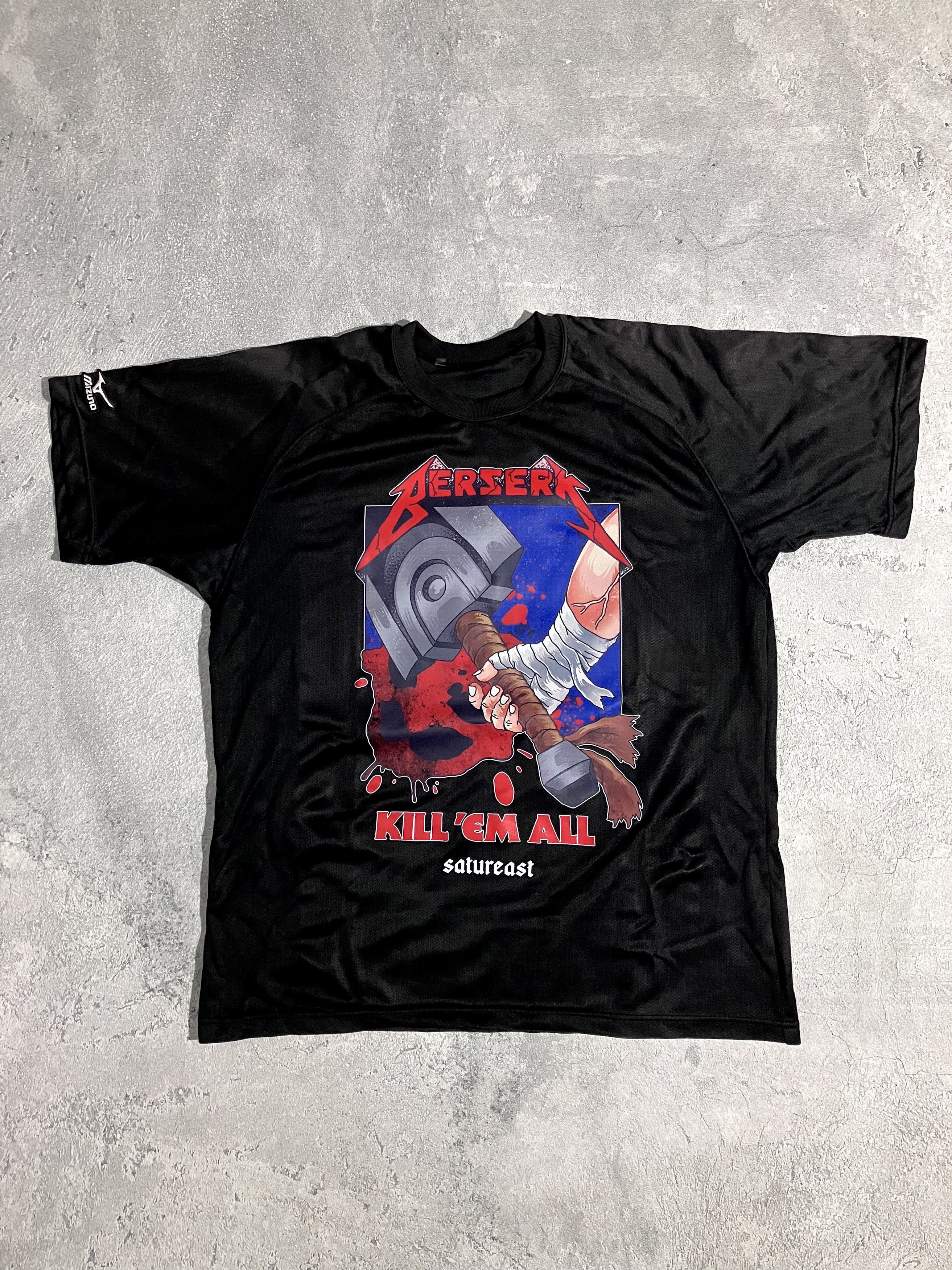 Anime 00s Vintage Soccer Jersey x Custom Berserk Metallica Size US XL / EU 56 / 4 - 1 Thumbnail