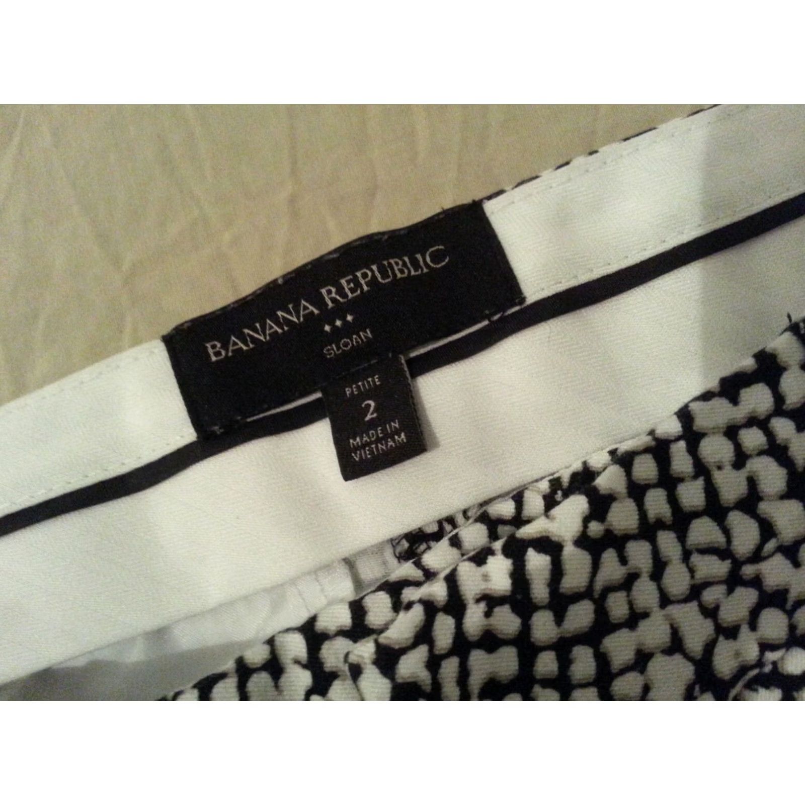 Banana Republic Banana Republic White Pants Cotton 28x24 2 Regular Womens Size 26" / US 2 / IT 38 - 6 Thumbnail