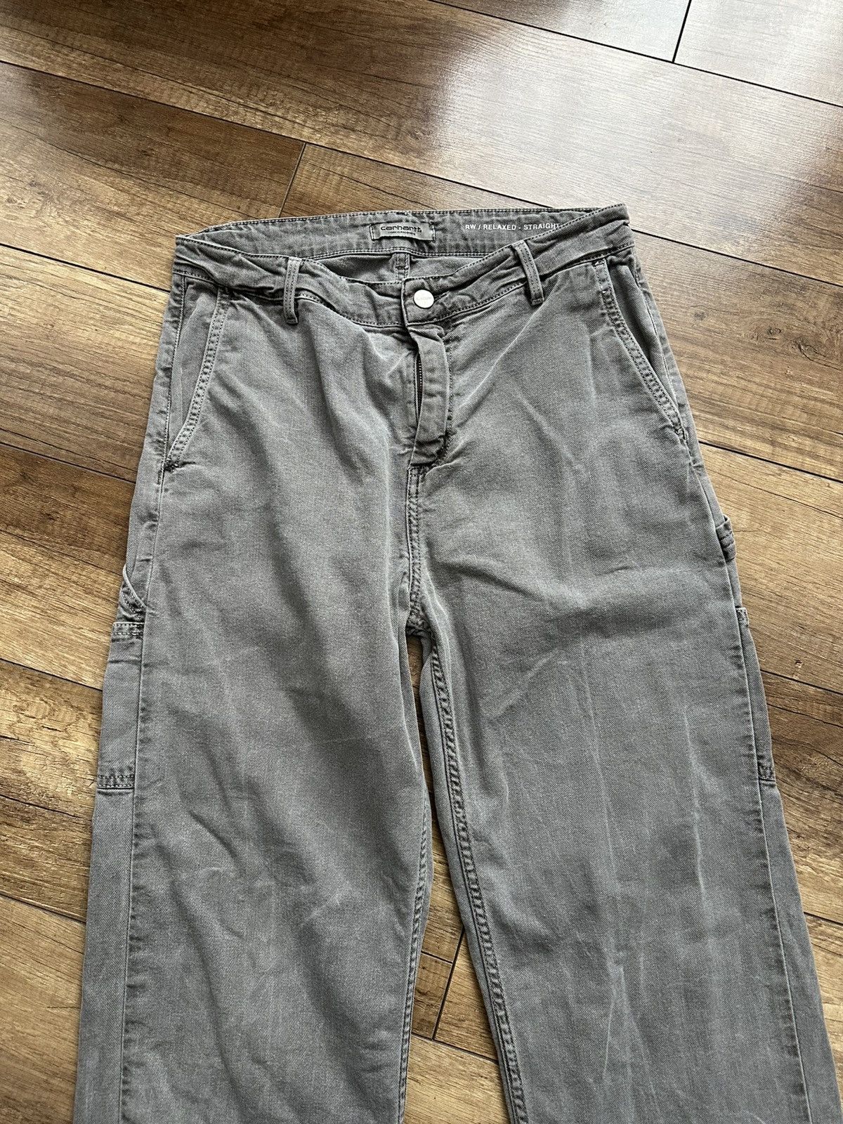 Carhartt Carhartt Pierce Straight Carpenter Denim Pants Vintage Size US 27 - 8 Thumbnail