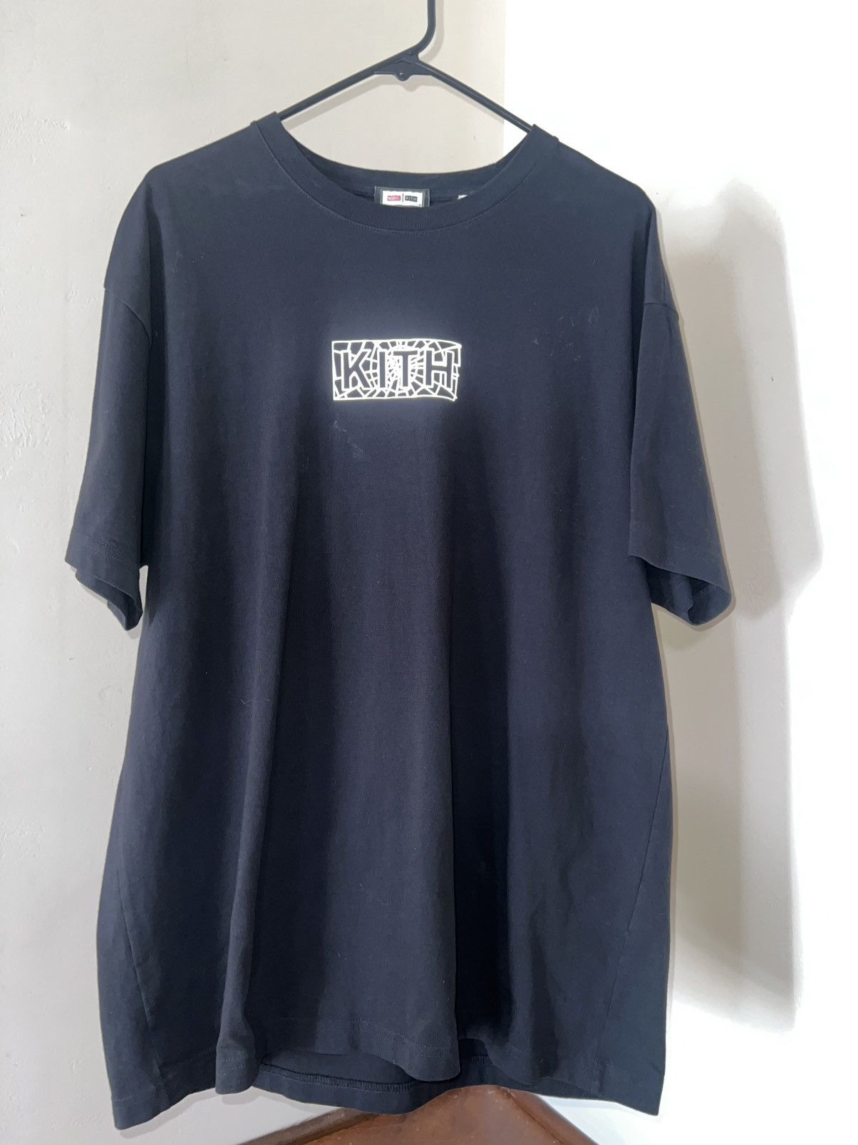 Kith × Marvel Comics Marvel X Kith Spider-man Web Logo Tee Size 