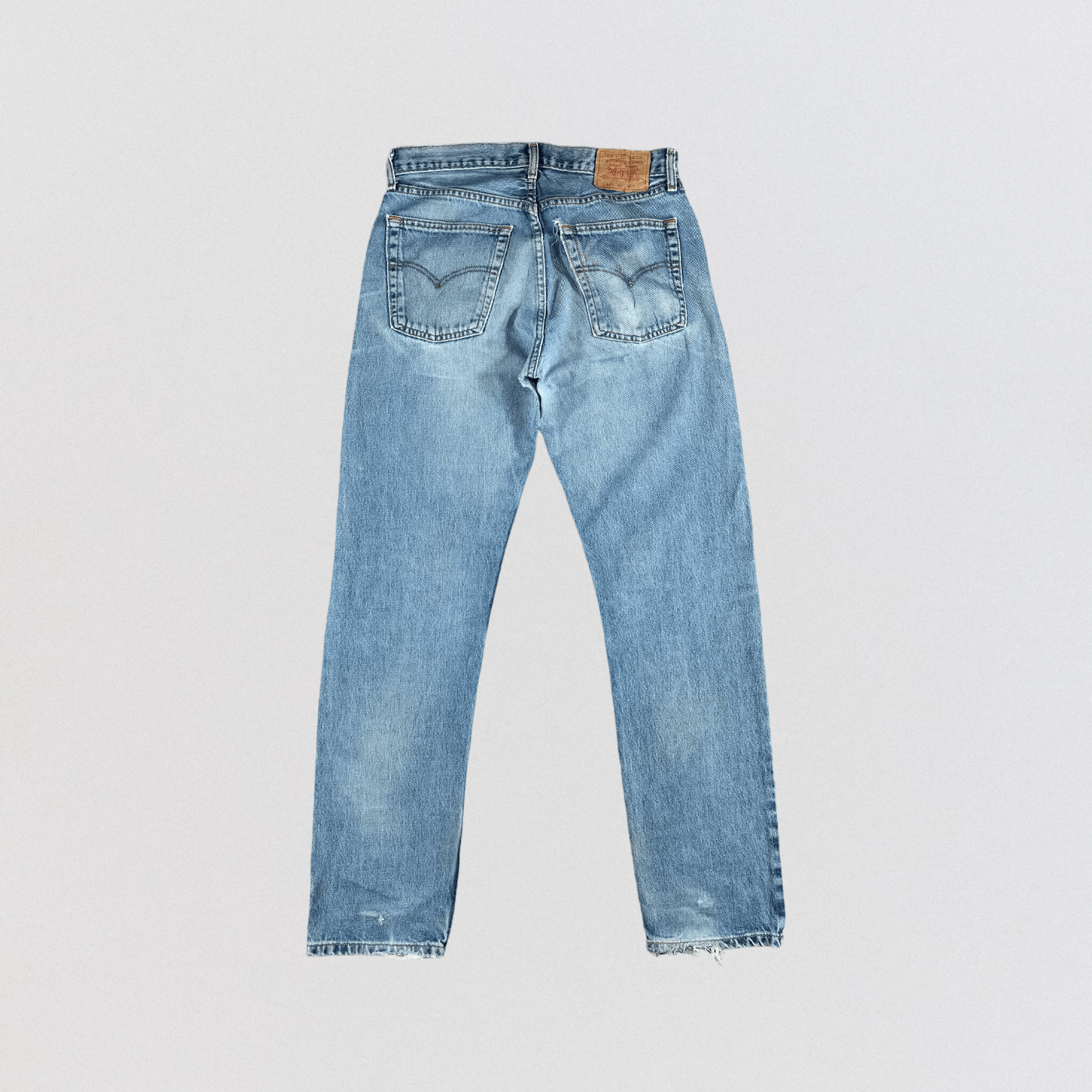 Levi's × Vintage 90s Vintage Blue Wash Levis 521 Jeans-JM2658 Size US 34 / EU 50 - 2 Thumbnail