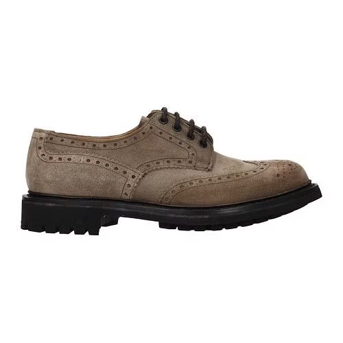 image of Churchs Ob1O1E0324 Lace Up Monkstrap In Brown & Bamboo Shoes in Brown/Bamboo, Men's (Size 9)