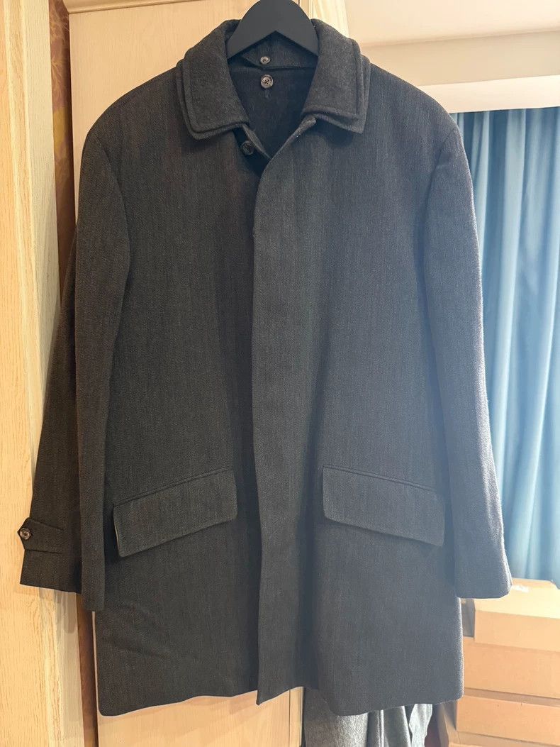 Loro Piana Loro Piana Wool Cashmere Heavy Coat- Size US L / EU 52-54 / 3 - 1 Thumbnail