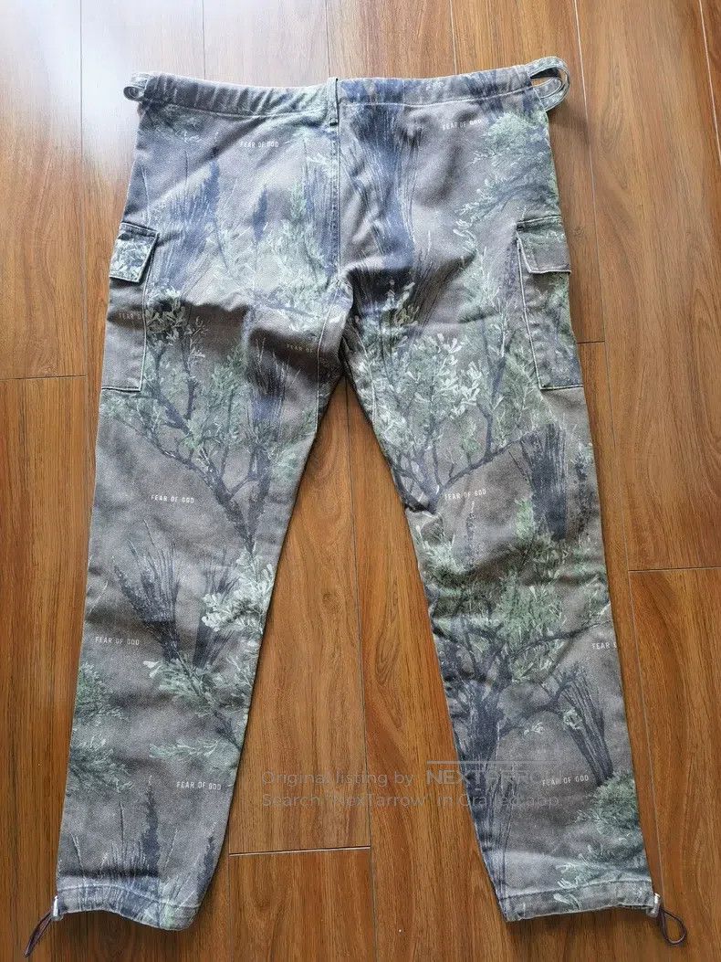 Fear of God Fear of God Branch camouflage streamer cargo pants Size US 34 / EU 50 - 2 Thumbnail