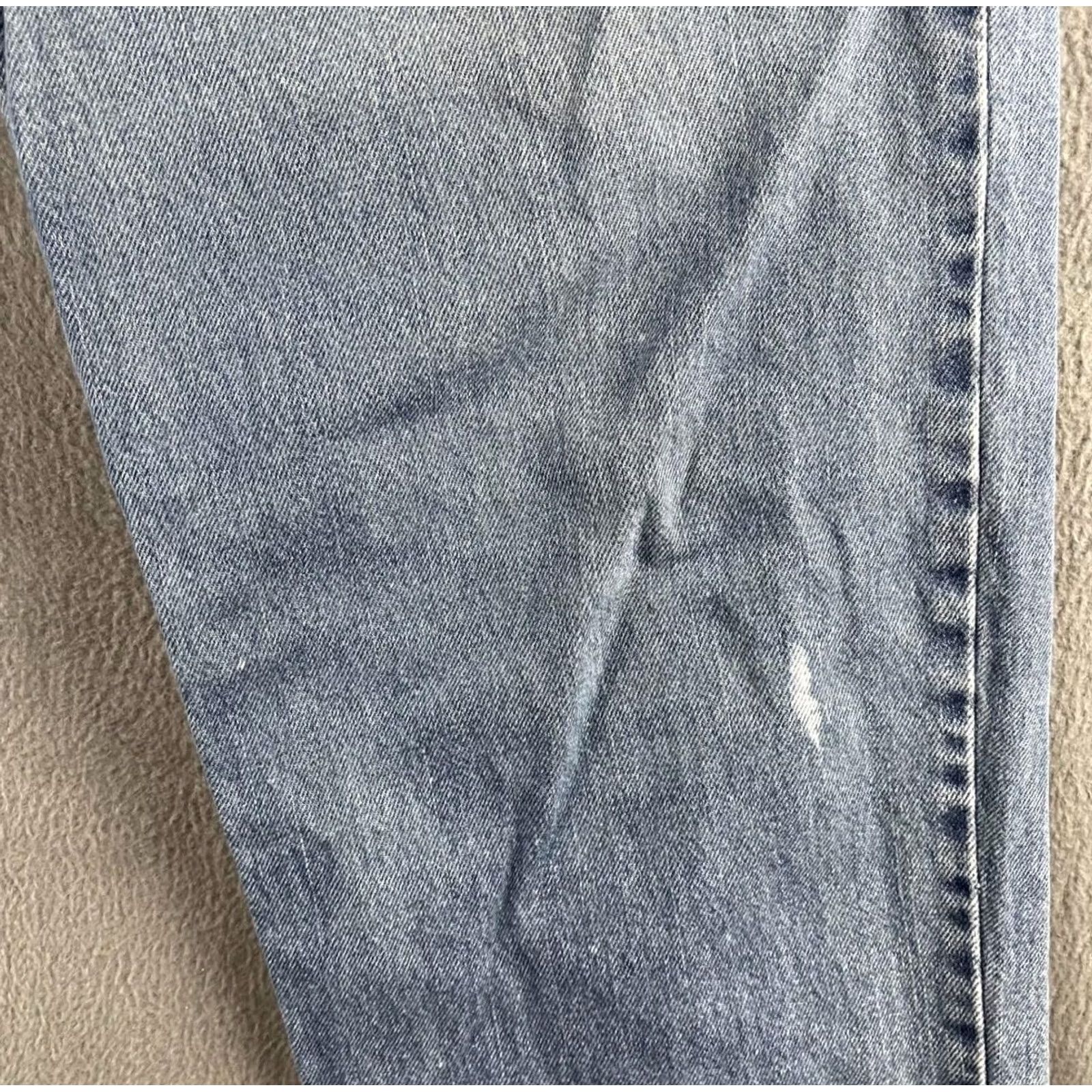 Levi's Levis 550 Jeans Mens 40x32 Blue Relaxed Fit Tapered Leg Denim Distressed Fade Size US 40 / EU 56 - 5 Thumbnail