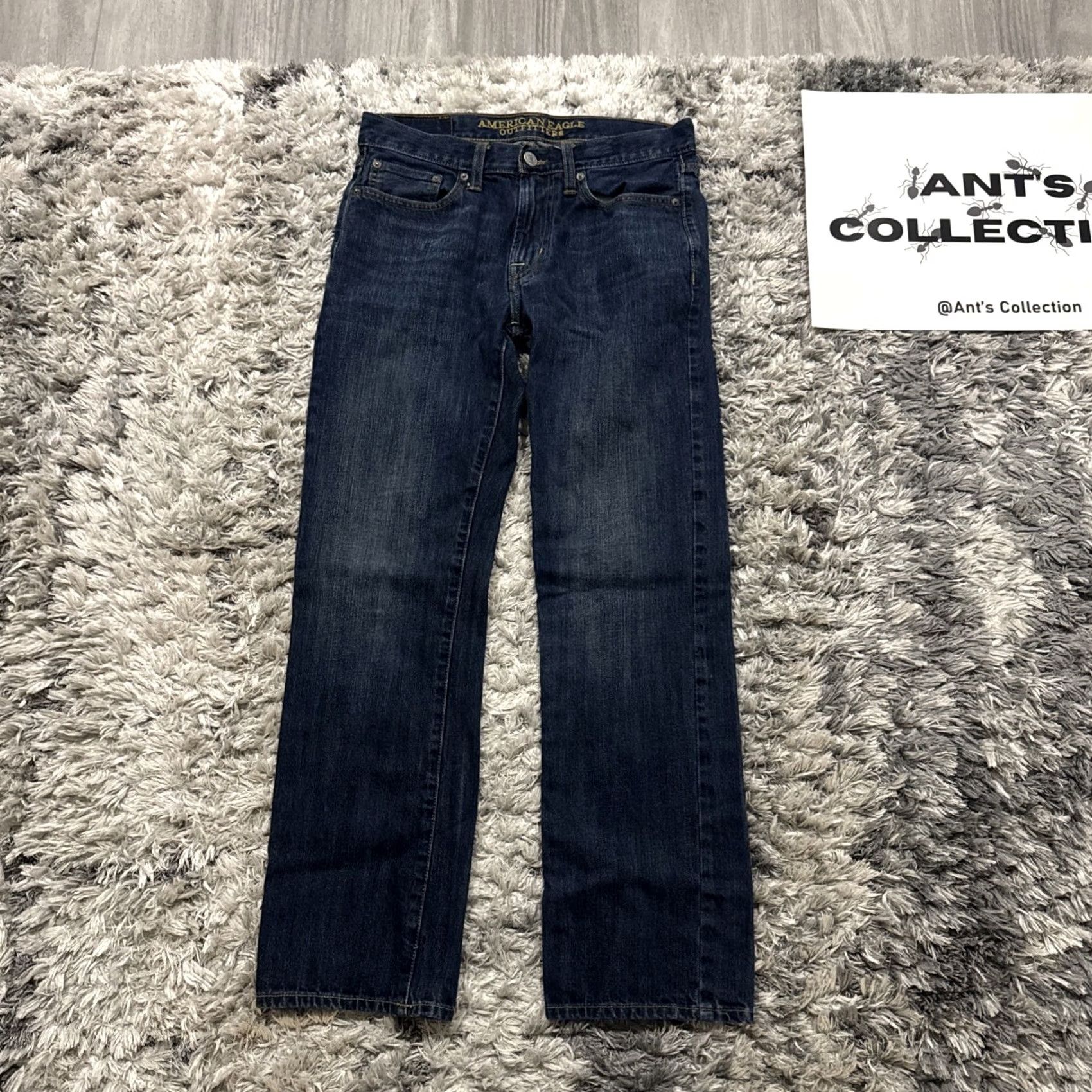 American Eagle Outfitters American Eagle Jeans Men’s 30x32 Blue Denim Straight Casual Fit Y2K HTF Size US 30 / EU 46 - 4 Thumbnail