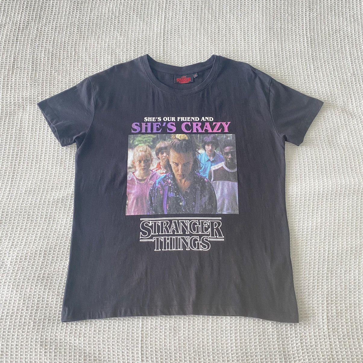 image of Stranger Things Netflix Movie Tee in Black, Men's (Size Medium)