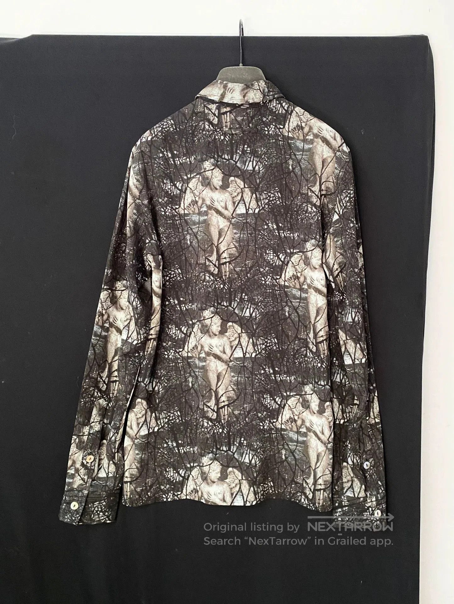 Jean Paul Gaultier 1980s Jean Paul Gaultier Angel Print Shirt. Size US XXS / EU 40 - 2 Thumbnail