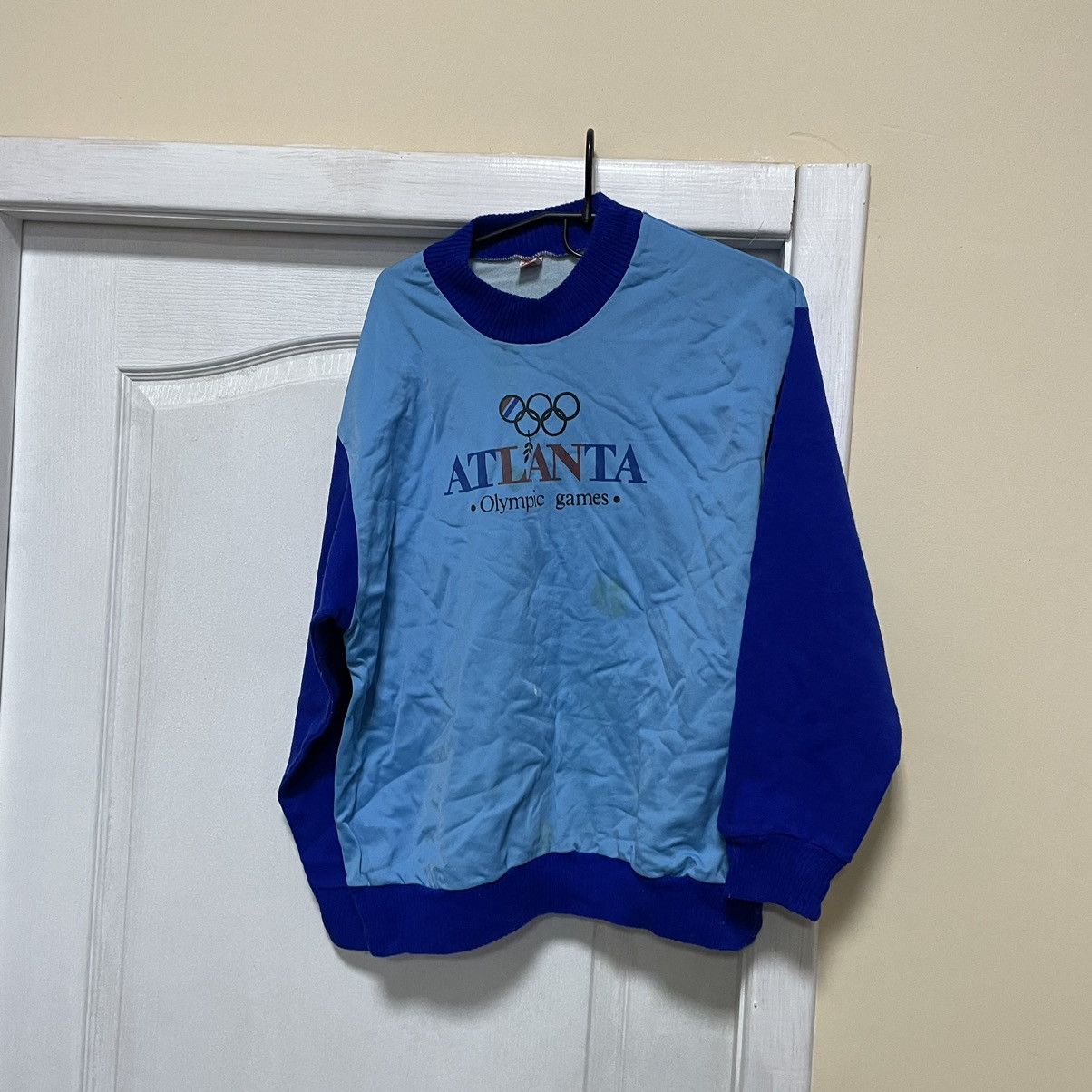 MLB × USA Olympics × Vintage 90s used Vintage 1996 Atlanta Olympics Crewneck Sweatshirt Size US S / EU 44-46 / 1 - 1 Thumbnail