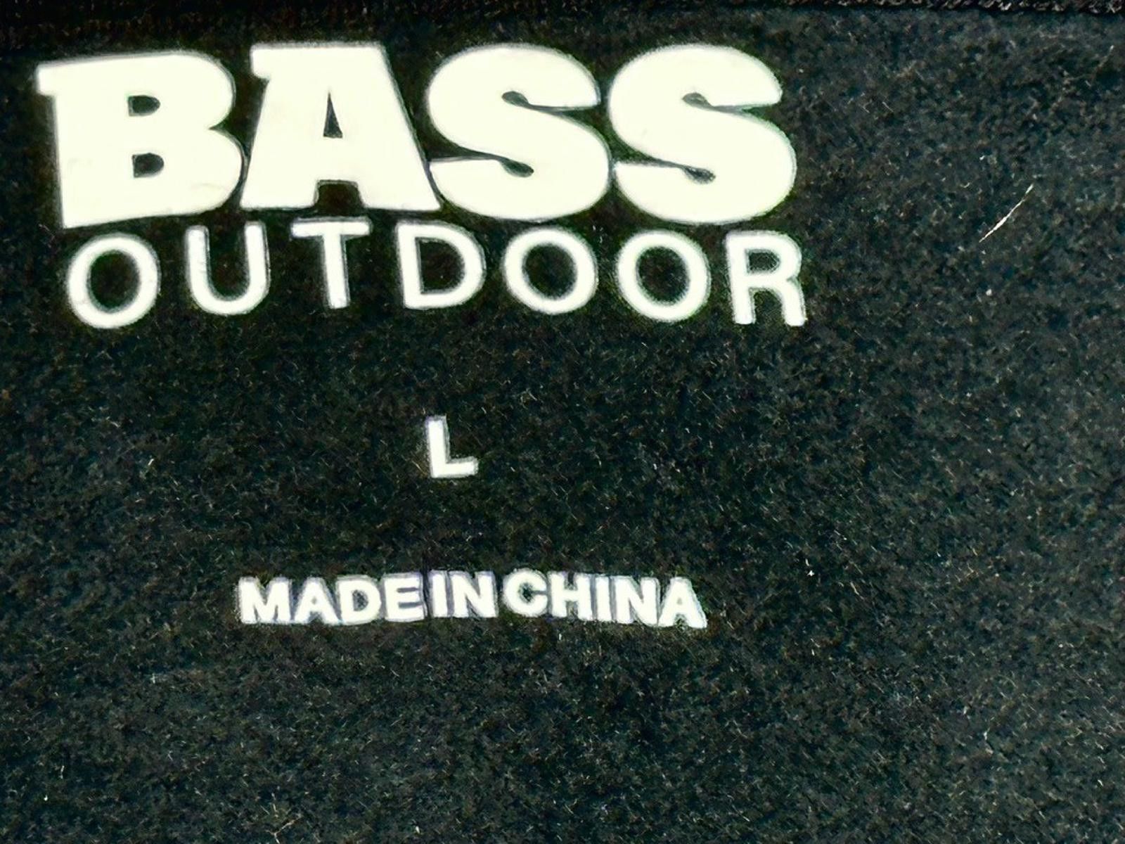 Bass Bass Hoodie Reinforced Elbows Zip Pockets Black Men's L Size US L / EU 52-54 / 3 - 10 Thumbnail
