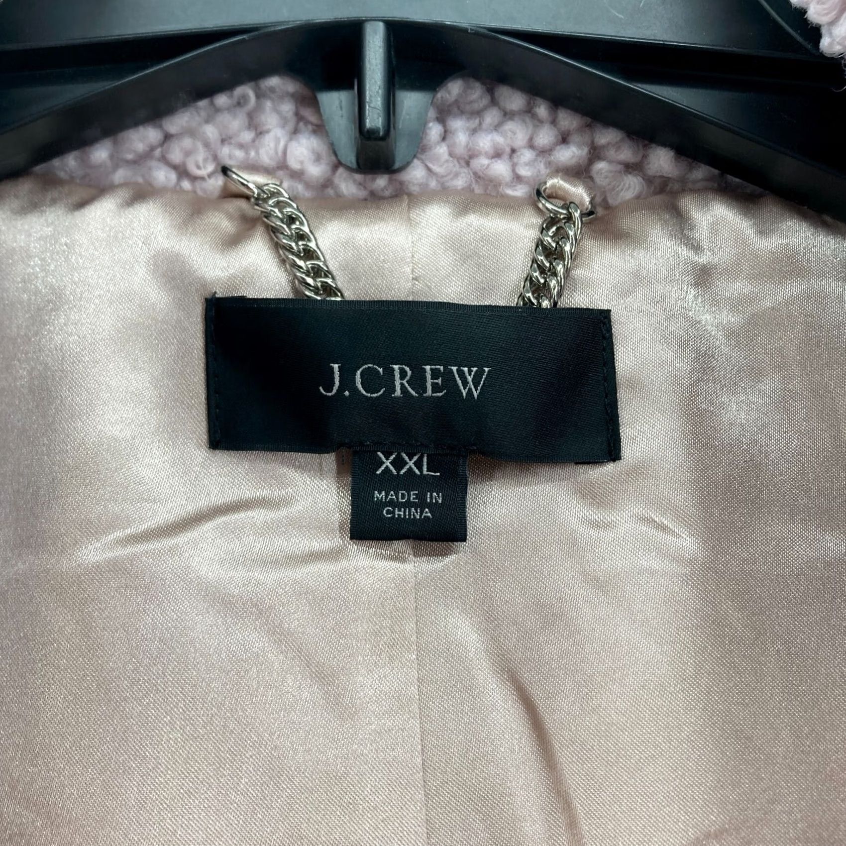 J.Crew J.Crew Teddy Sherpa Vest Women's 2XL Pink Full Zip Mock Neck Preppy Shirt Vest to Sherpa Vest Faux Fur | Pink | J.CREW Size XXL / US 16-18 / IT 52-54 - 5 Thumbnail