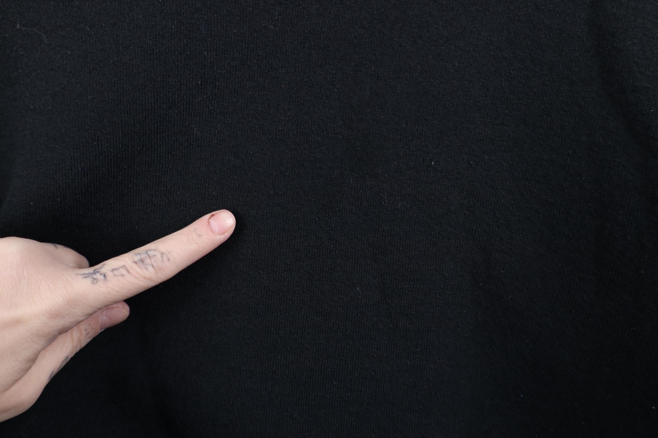 Vintage Vintage 90s Streetwear Heavyweight Crewneck Sweatshirt Black Size US XXL / EU 58 / 5 - 5 Thumbnail
