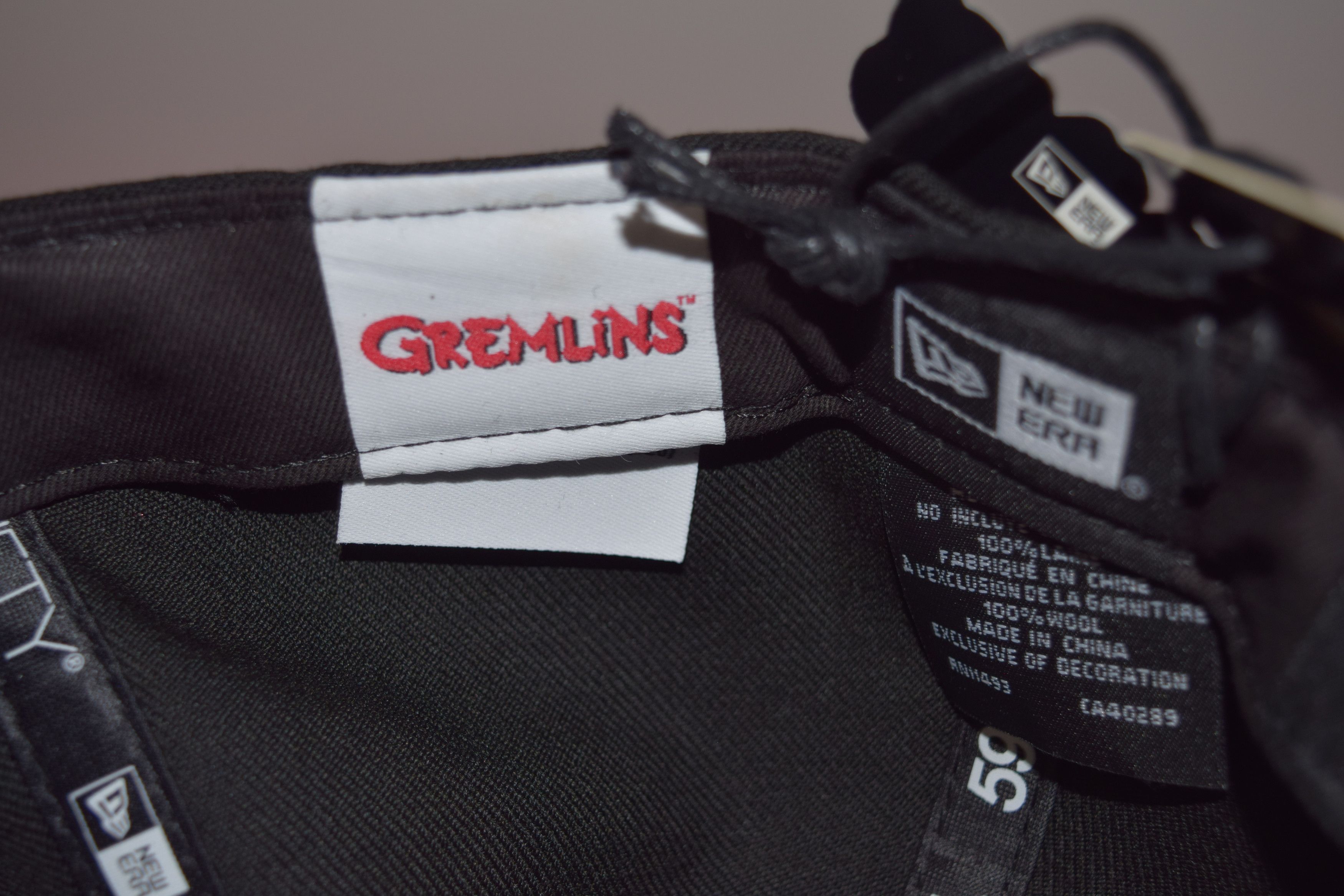 New Era Gremlins X New Era Gizmo Fitted Hat 59Fifty RARE Size ONE SIZE - 8 Thumbnail