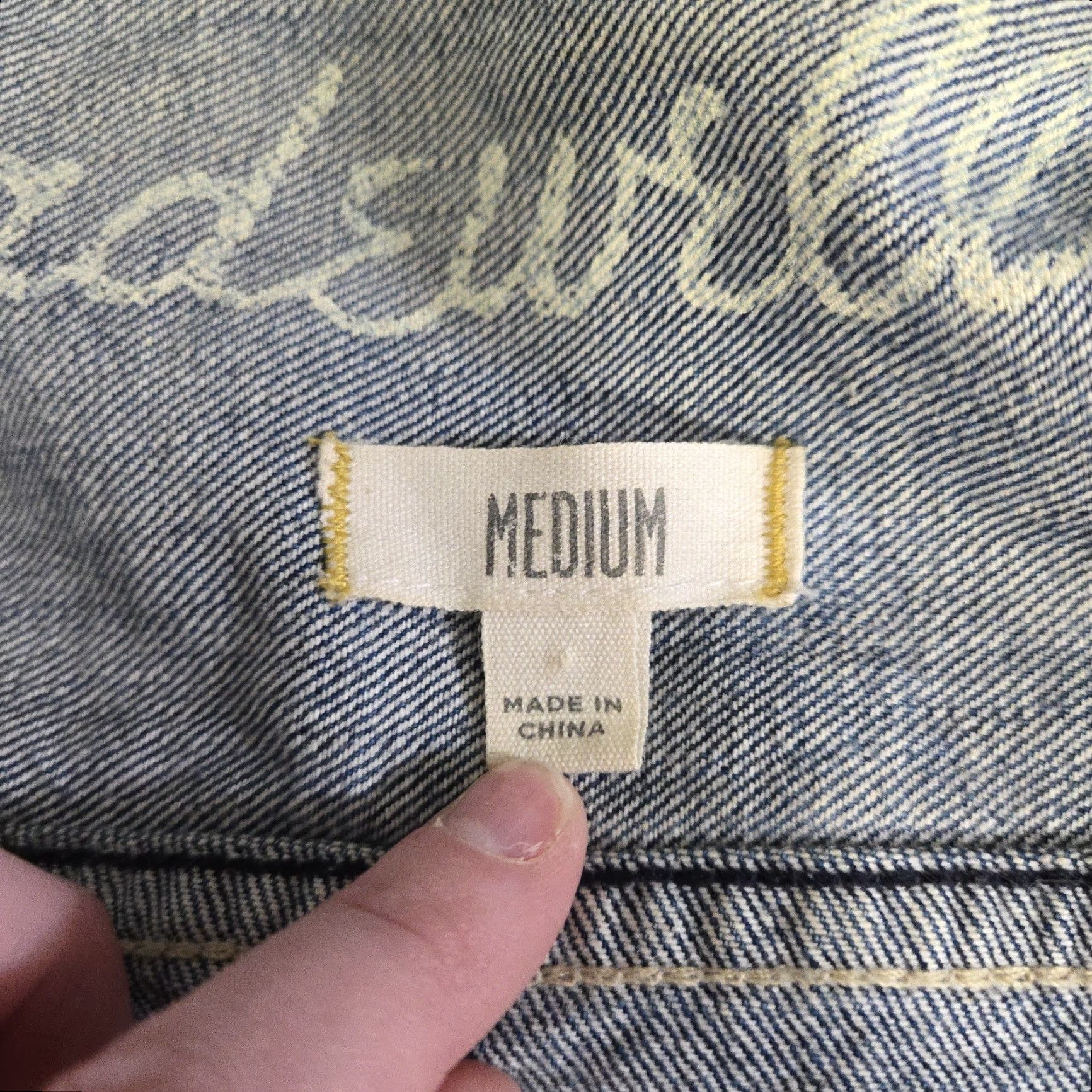 Madewell Madewell Denim Jacket Womens Medium Blue Casual Button-Up Jacket Size 32" / US 10 / IT 46 - 6 Thumbnail