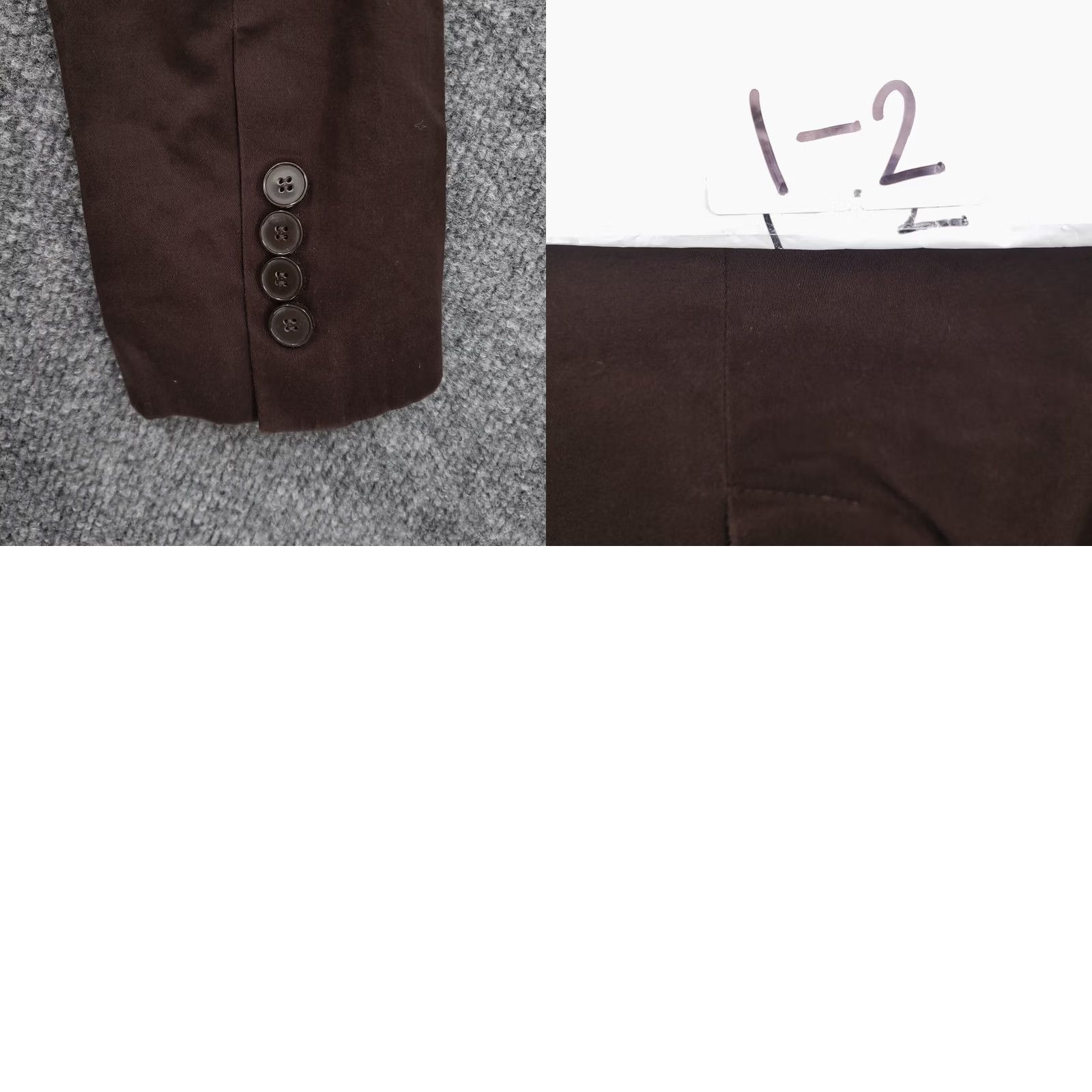 Zara Zara Blazer Jacket Womens Regular One-Button Notch Brown Solid Stretch Lined Wool Cotton Blend Spandex Casual Workwear Medium Size M / US 6-8 / IT 42-44 - 9 Thumbnail
