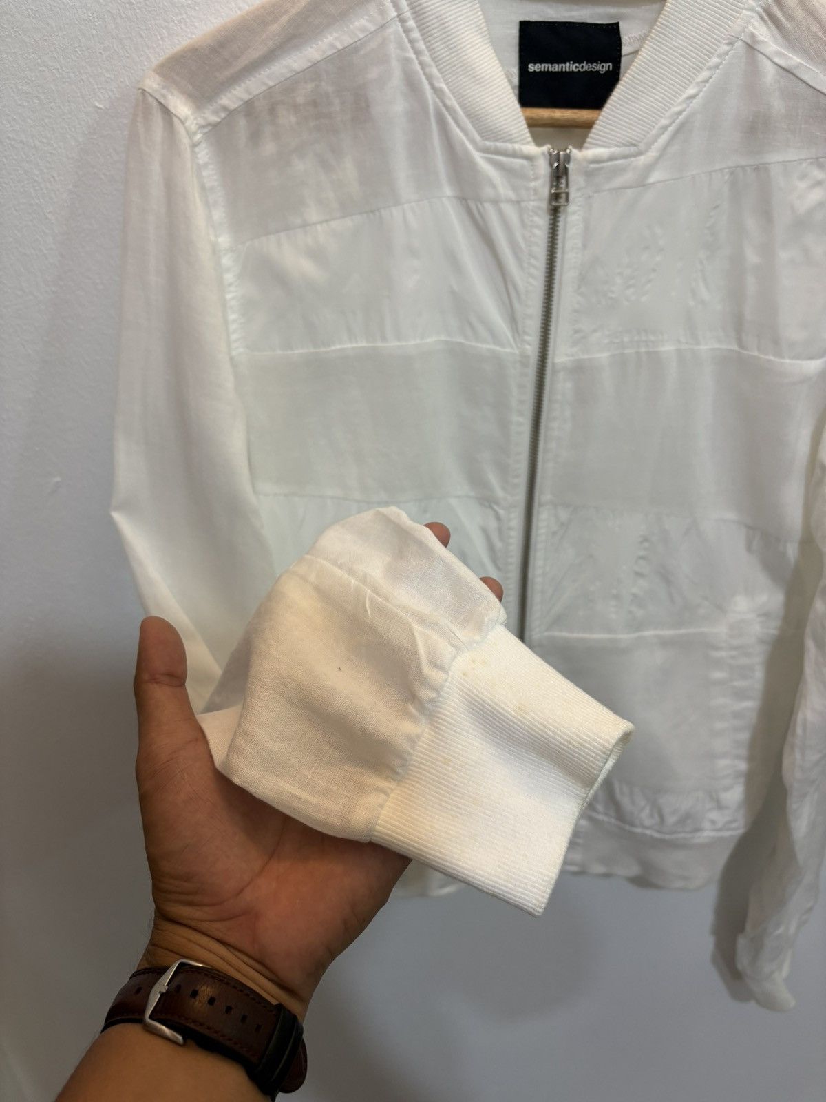 Japanese Brand 2000s Semantic design Bomber Jacket Size US M / EU 48-50 / 2 - 3 Thumbnail