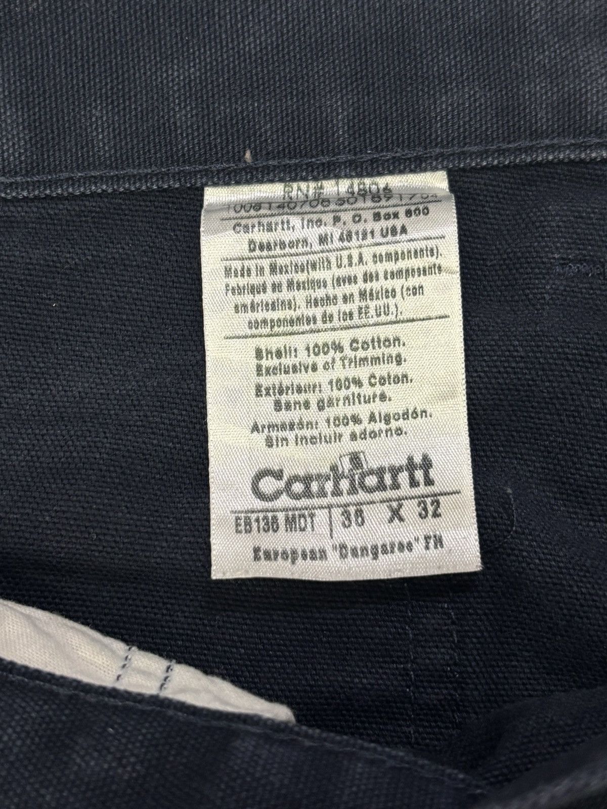 Carhartt Carhartt EB136 MDT Double knee denim Size US 36 / EU 52 - 6 Thumbnail