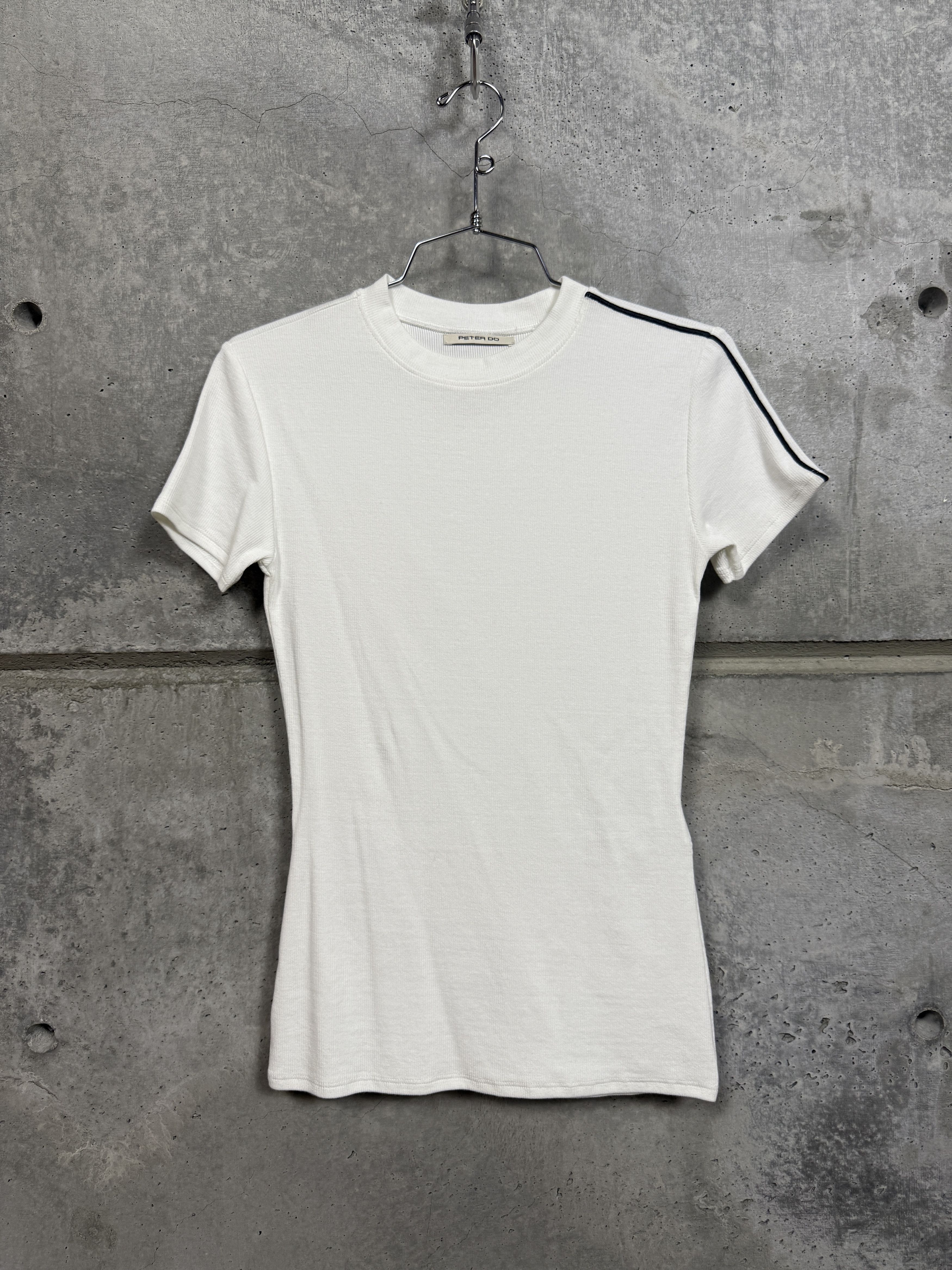 Peter Do $280 Peter Do Ribbed Stretch T-Shirt Size M / US 6-8 / IT 42-44 - 3 Thumbnail
