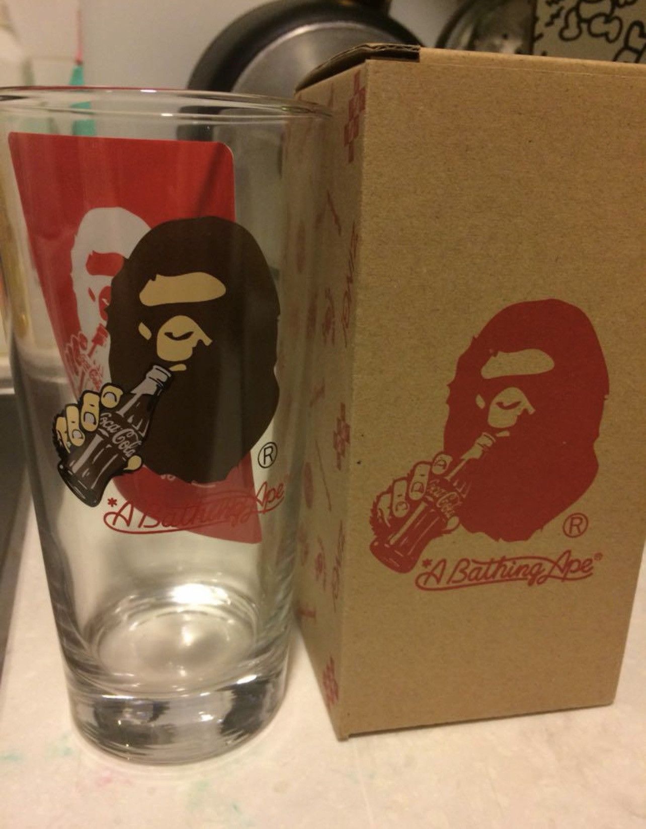 Bape A Bathing Ape Bape Coca Cola Glass Size ONE SIZE - 3 Thumbnail