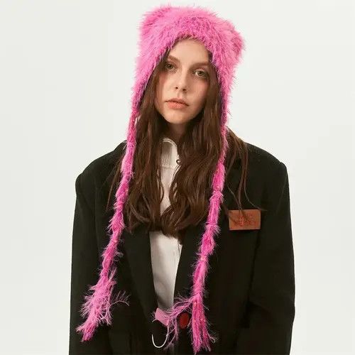 Designer × Japanese Brand Designer Fashion Fluffy Teddy Bear Hat Balaclava Size ONE SIZE - 1 Thumbnail