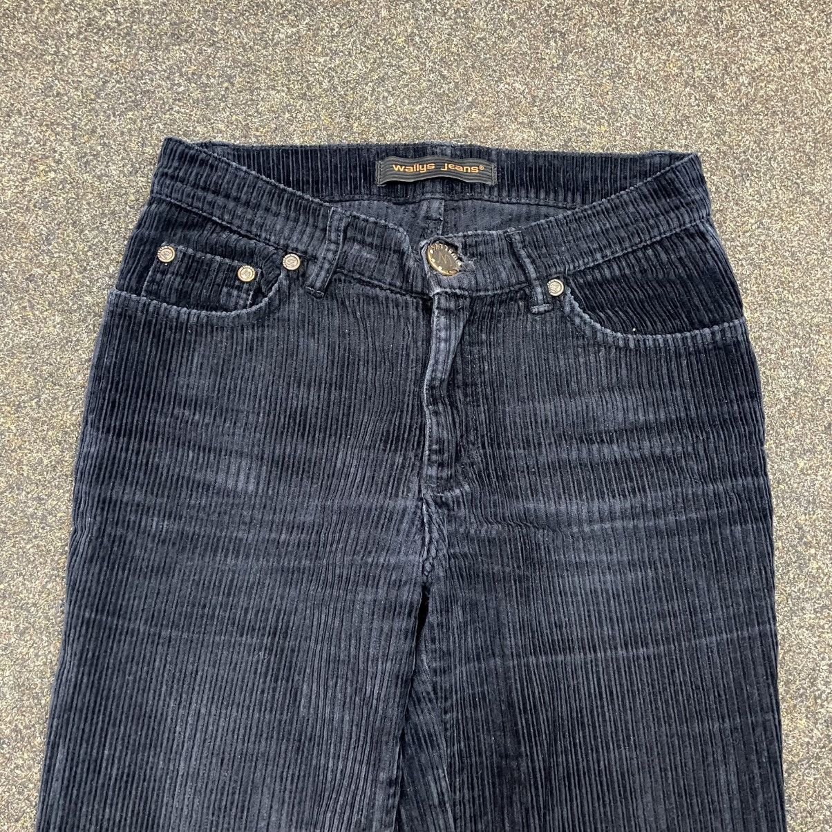 Vintage Y2K Vintage Dark Wash Flared Wide Leg Pants Streetwear 28 Size US 28 / EU 44 - 4 Thumbnail