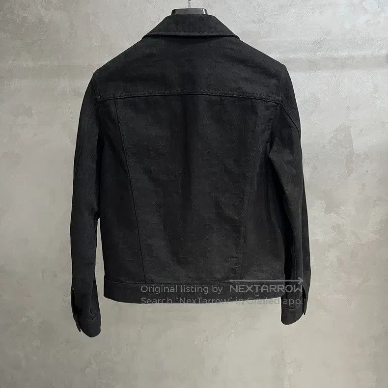Louis Vuitton Louis Vuitton Black solid printed denim jacket Size US S / EU 44-46 / 1 - 5 Thumbnail