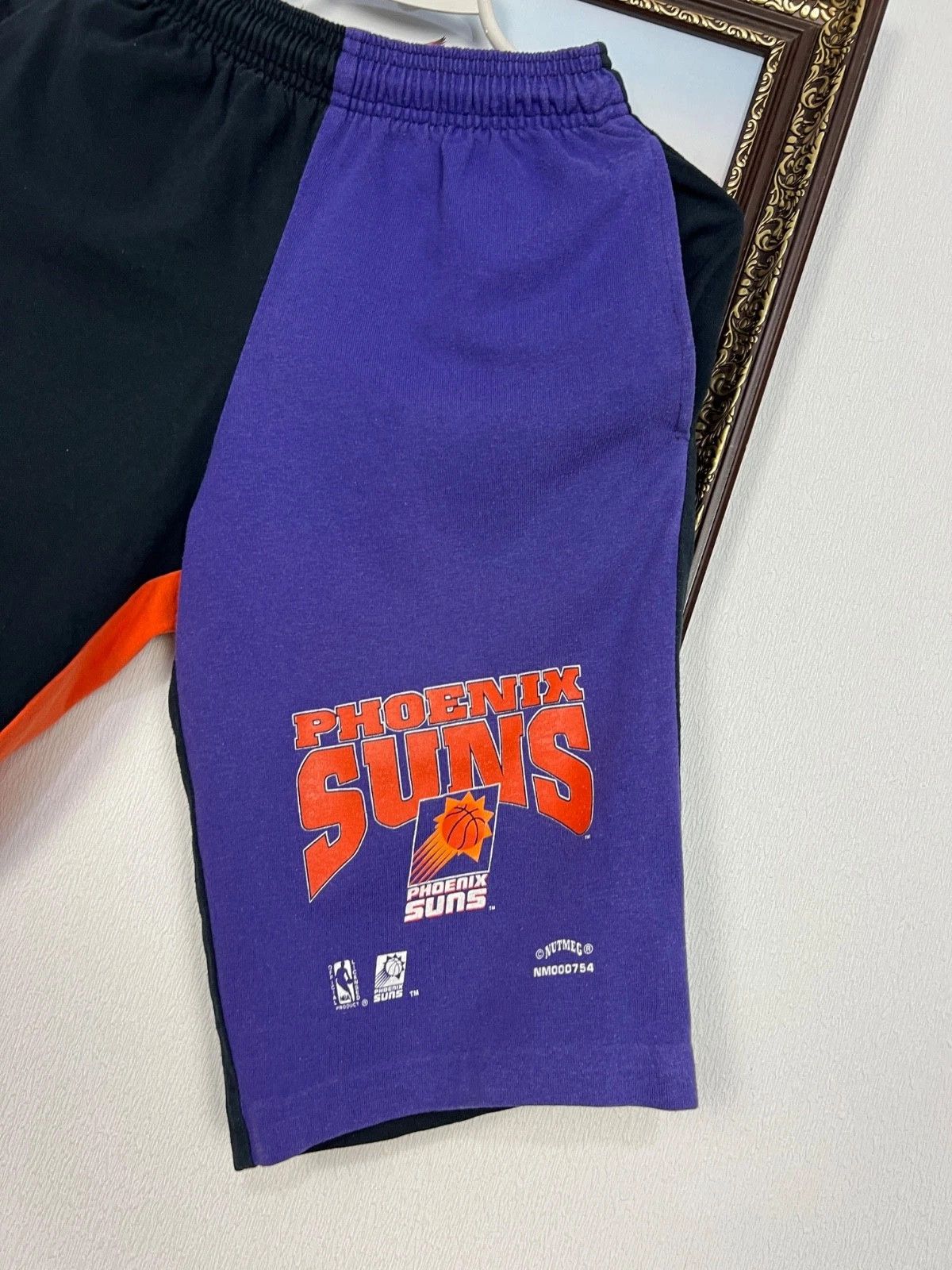 Starter Vintage 90's Nutmeg Phoenix Suns Barkley NBA Shorts Rare Size US 30 / EU 46 - 2 Thumbnail