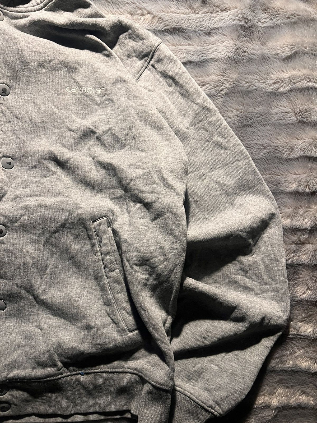 Carhartt Vintage carhartt button up hoodie Size US L / EU 52-54 / 3 - 4 Thumbnail