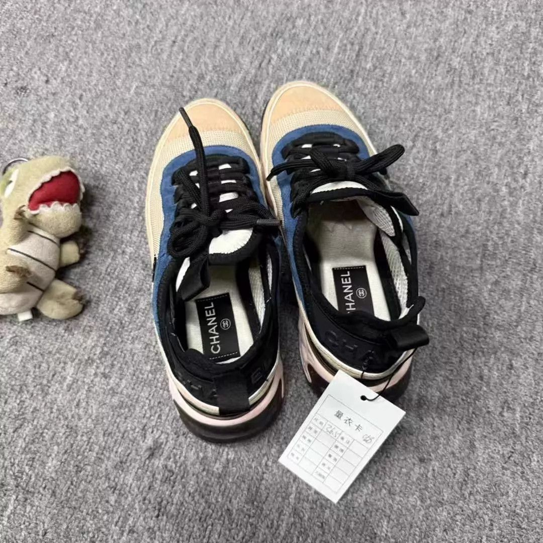 Chanel Chanel Double C Air Sneakers 98 New 36.5 EU Size US 6 / IT 36 - 5 Thumbnail