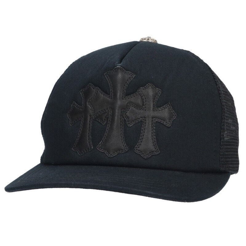 Chrome Hearts Chrome Hearts Cemetery Leather Patch Trucker Cap Size ONE SIZE - 1 Thumbnail
