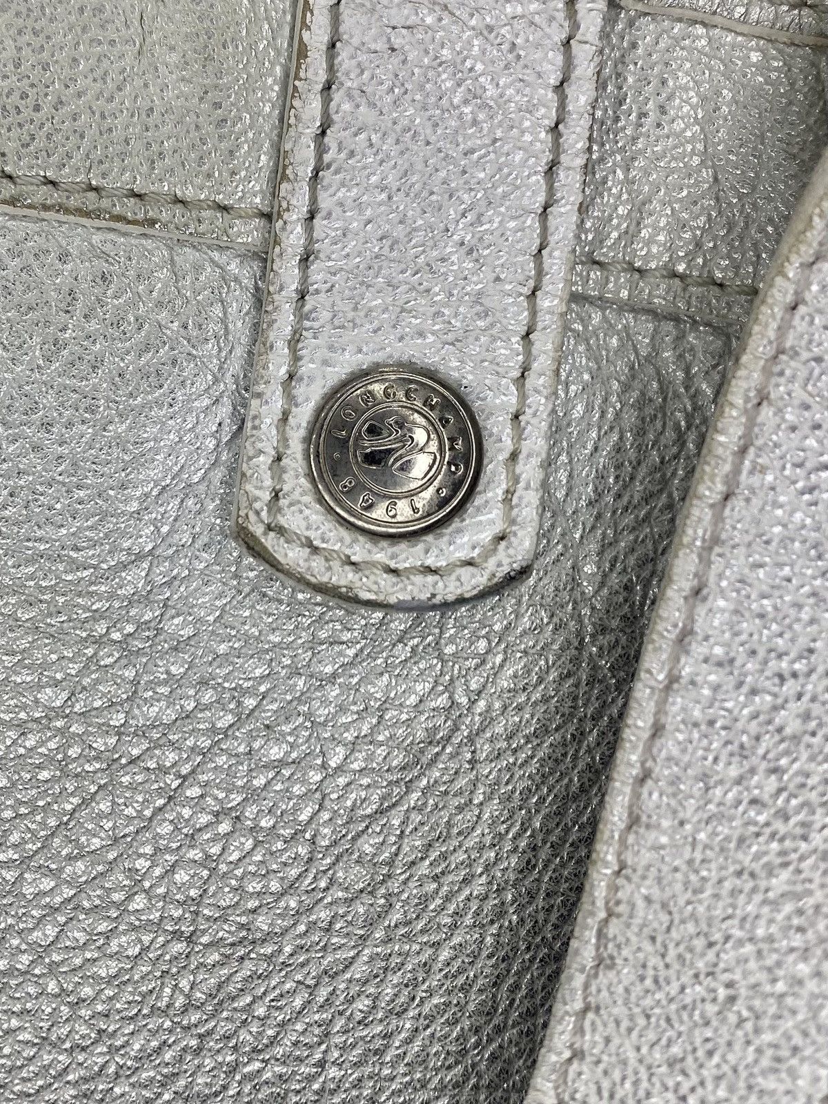 Longchamp Longchamp silver leather bag Size ONE SIZE - 9 Thumbnail