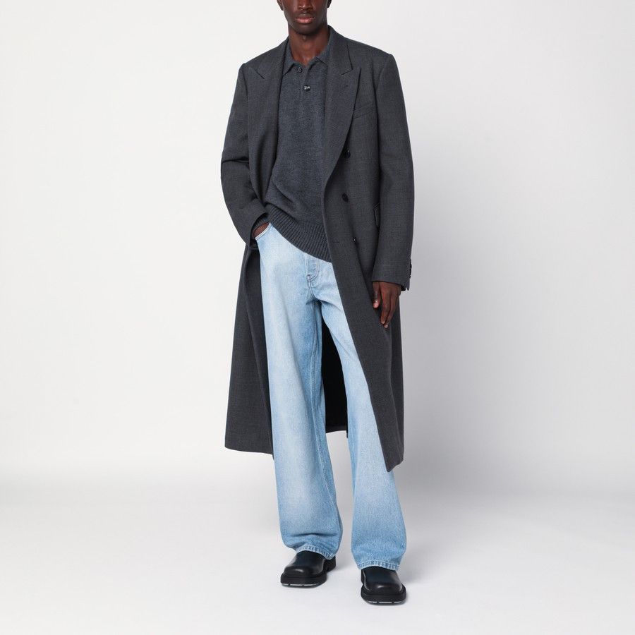 Dries Van Noten o1d2blof0226 Faded Jeans in Light Blue Size US 33 - 2 Thumbnail