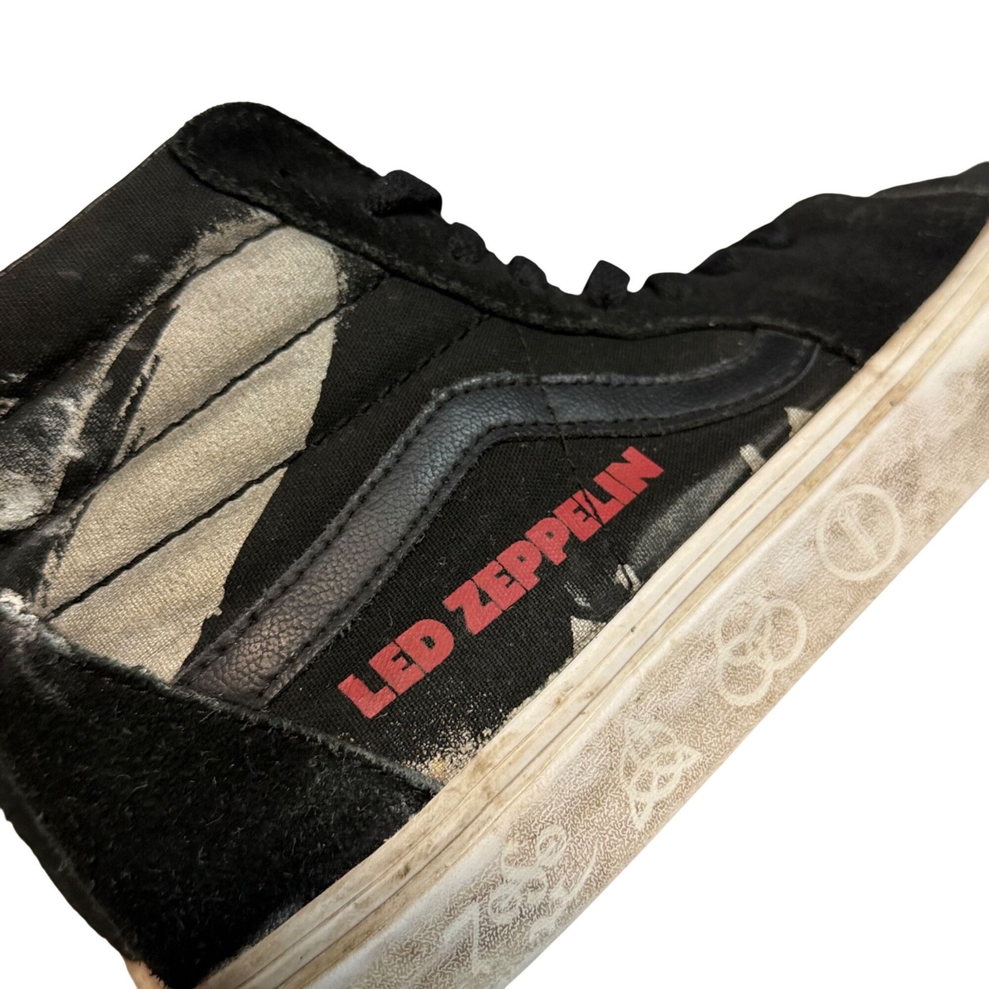 Vans Vans Sk8-Hi Led Zeppelin Collaboration 50th Anniversary Snea Size US 9 / EU 42 - 12 Thumbnail