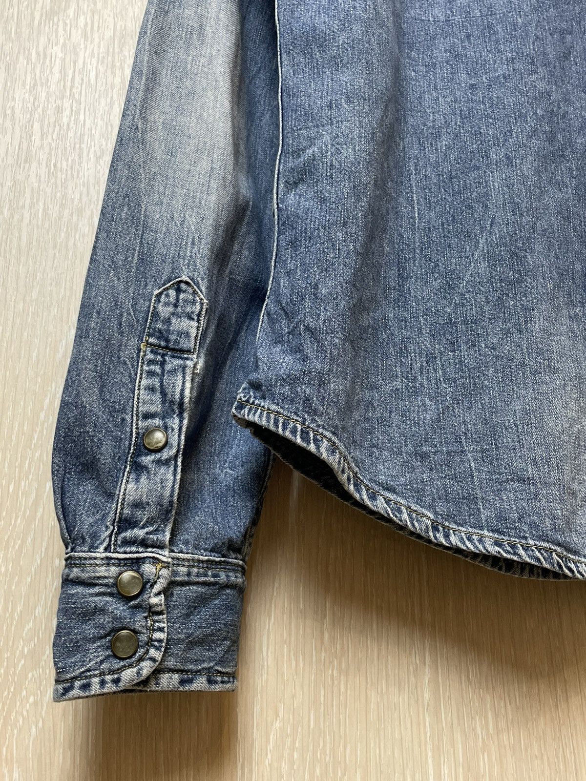 Allsaints × Vintage Allsaints Denim Shirt Western Style Size US M / EU 48-50 / 2 - 9 Thumbnail