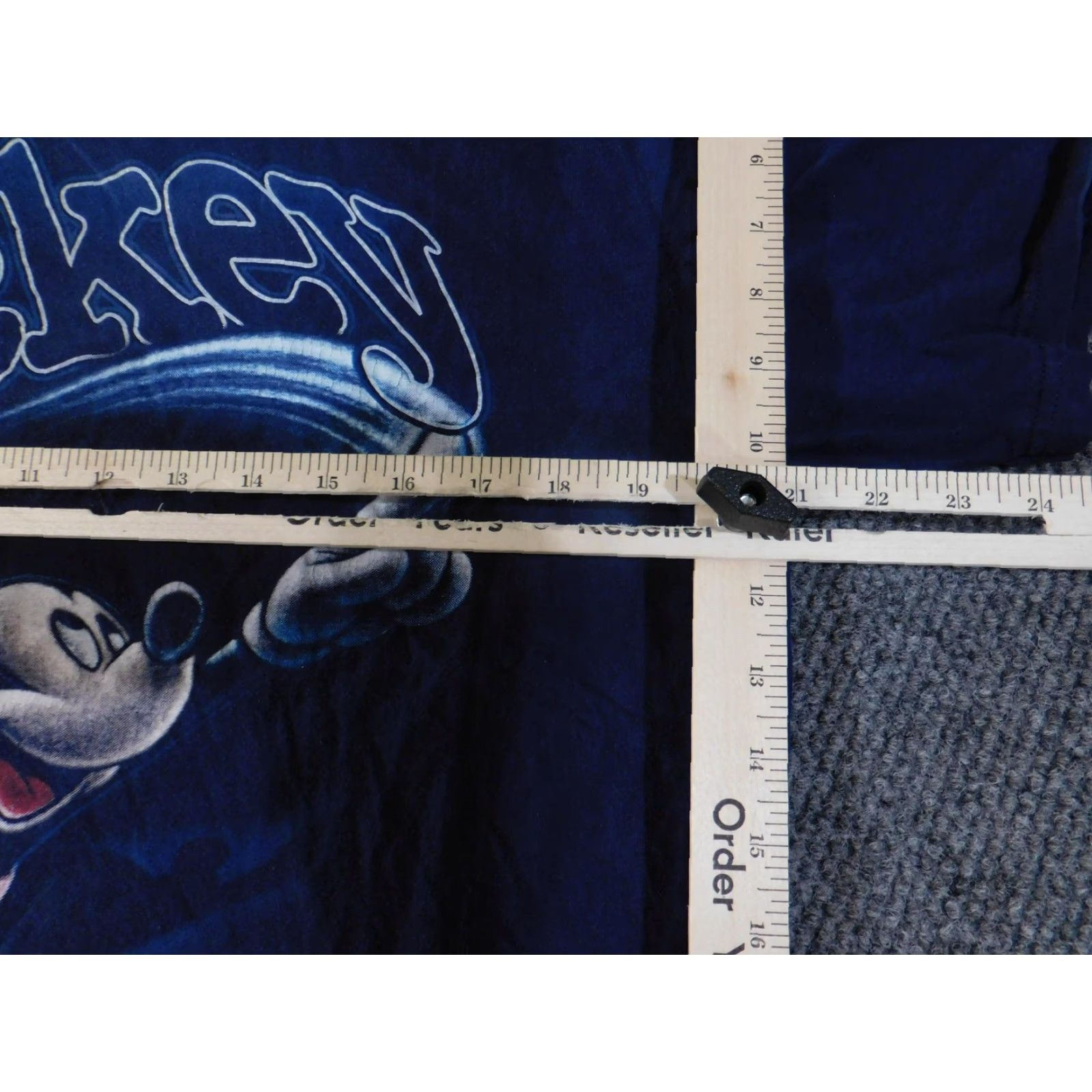 Disney VINTAGE Mickey Mouse Shirt Mens Large Blue Orlando Florida Disney 90s Tee Graphic Print Size US L / EU 52-54 / 3 - 7 Thumbnail