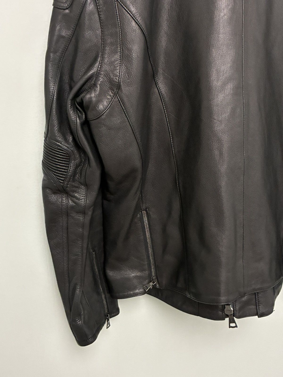 John Varvatos Leather Moto Size EU 54 USA 44 Size US L / EU 52-54 / 3 - 12 Thumbnail