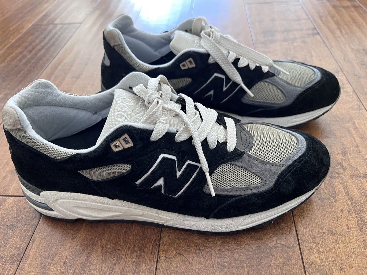 New Balance New Balance 990v2 MiUSA Teddy Santis Black True Camo 10.5 Size US 10.5 / EU 43-44 - 4 Thumbnail