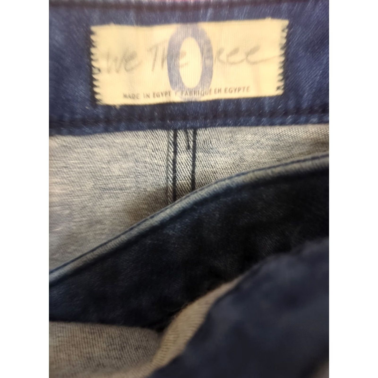 Vintage We The Free Clubhouse Blue Denim Stretch Mini Skirt Snap Front Womens Size 0 Size 25" / US 0 / IT 36 - 4 Thumbnail