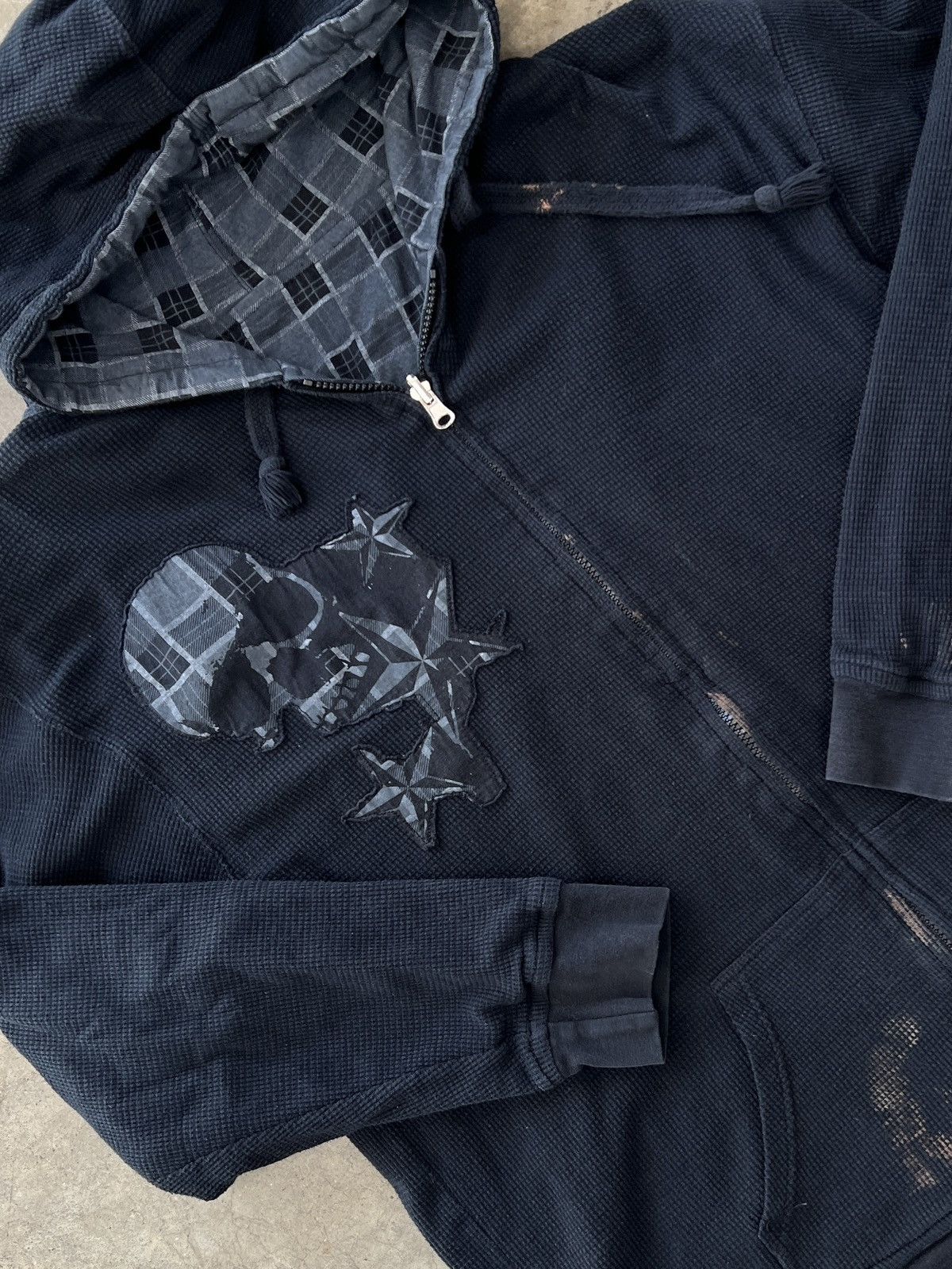 Vintage Vintage Y2K 2000s Skull Affliction style Full Zip Jacket 2XL Size US XXL / EU 58 / 5 - 1 Thumbnail
