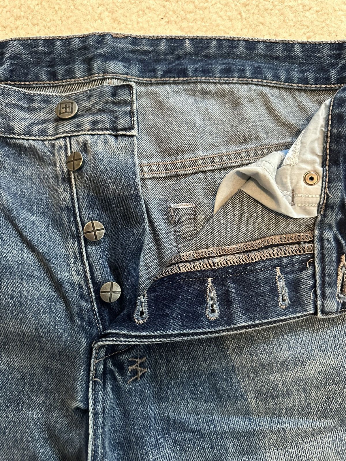 Ksubi Ksubi Chitch Retrograde Trashed Jeans Size US 32 / EU 48 - 3 Thumbnail