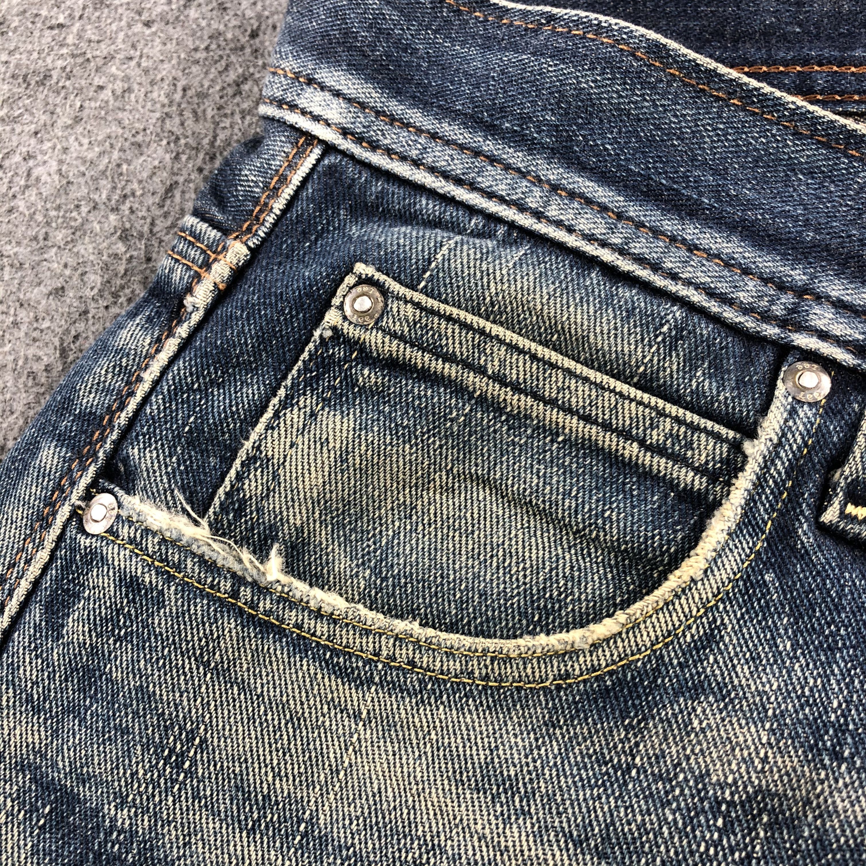 Lee Vintage Blue Wash Lee Jeans-J1907 Size US 32 / EU 48 - 9 Thumbnail