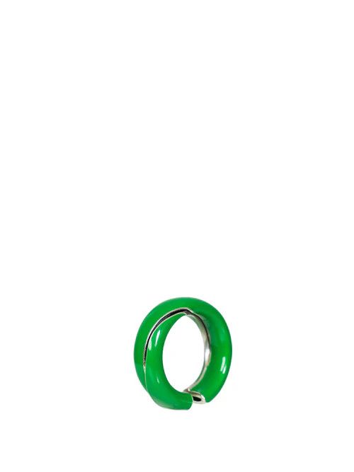 Bottega Veneta o1n1vont1124 Size: 13 / Fold Ring in Green Size ONE SIZE - 1 Thumbnail