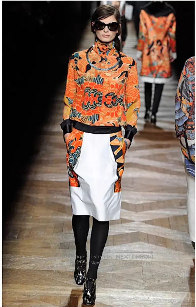 Dries Van Noten Dries Van Noten size:36 Printed Dress Size S / US 4 / IT 40 - 3 Thumbnail