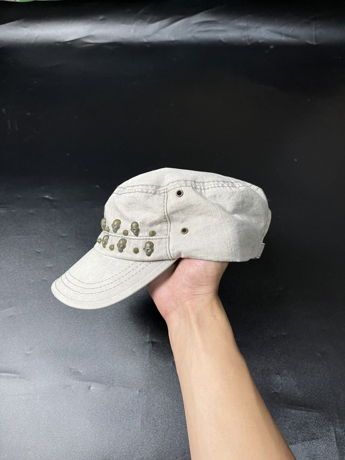 If Six Was Nine × Japanese Brand × Le Grande Bleu (L.G.B.) Japanese Comando hat Skulls gothic Size ONE SIZE - 5 Thumbnail